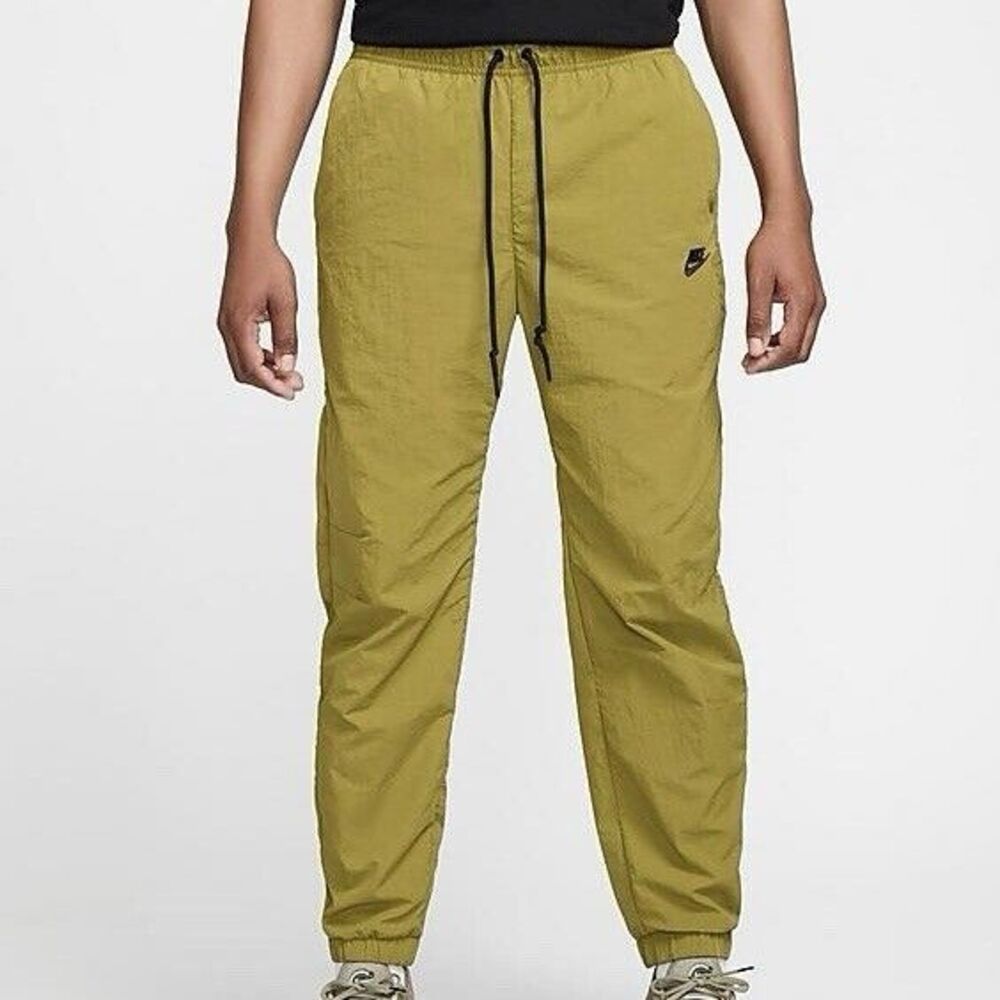 Nike Tech Woven Men’s Size M-L Pacific Moss Black Comfort Jogger Pants